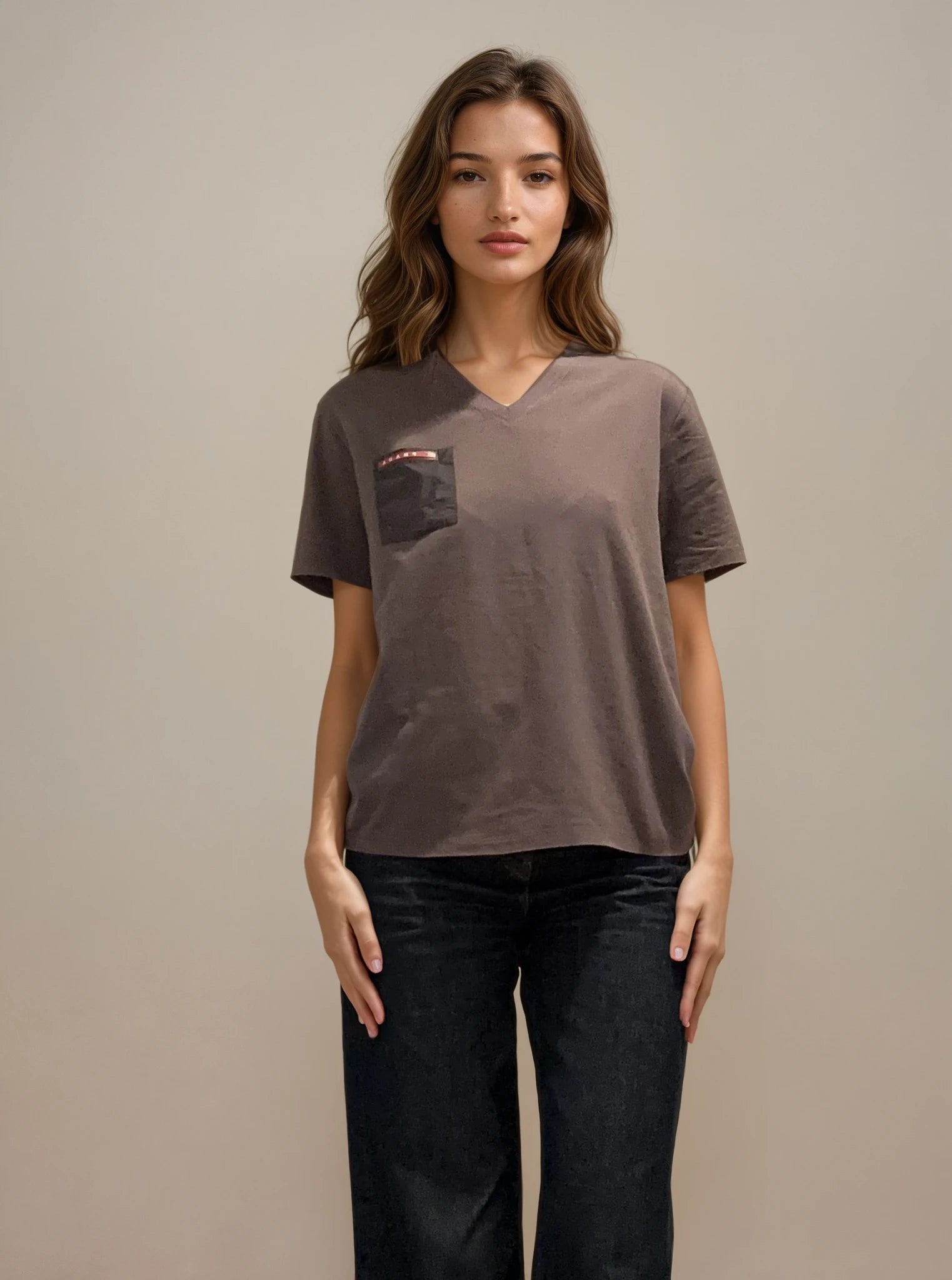 Prada Grey Tee