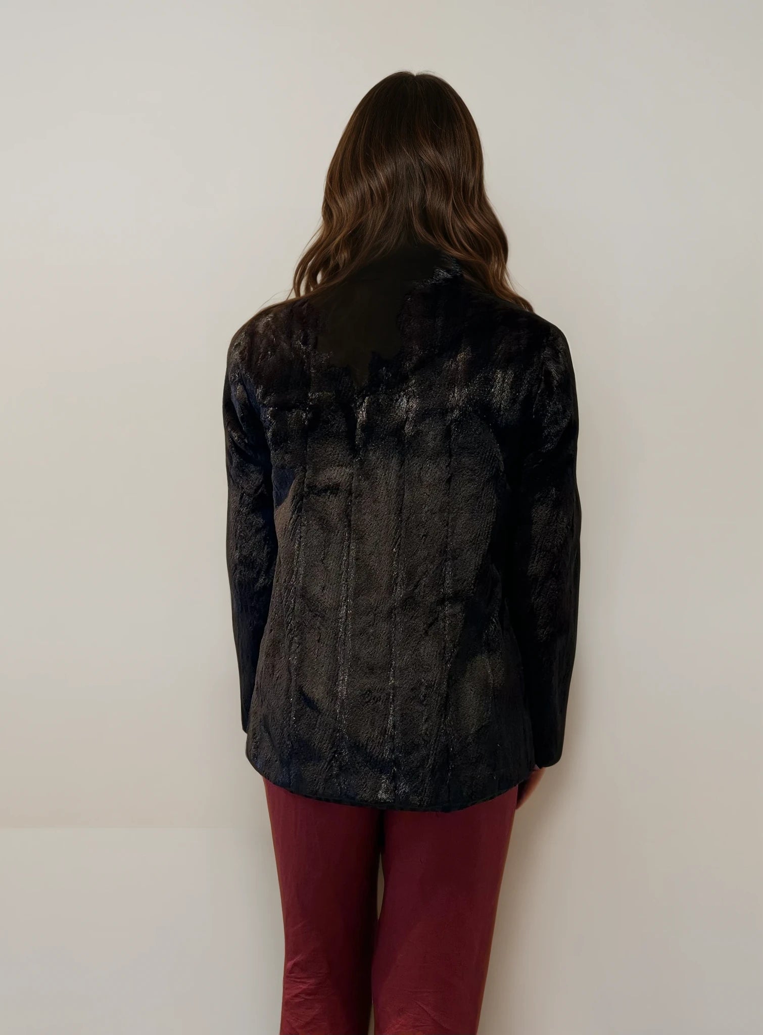 Dark Brown Mink Fur Coat