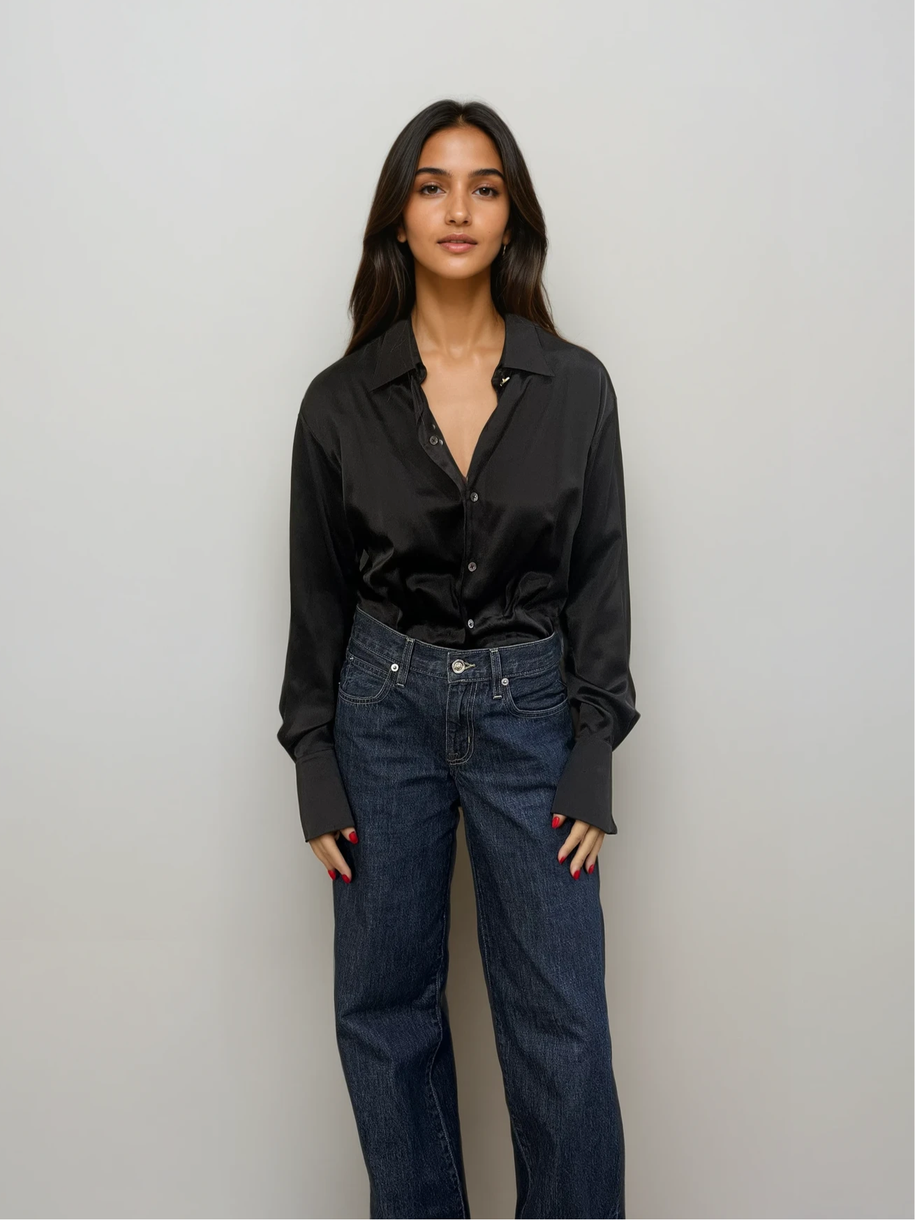 Donna Karan Silk Bodysuit