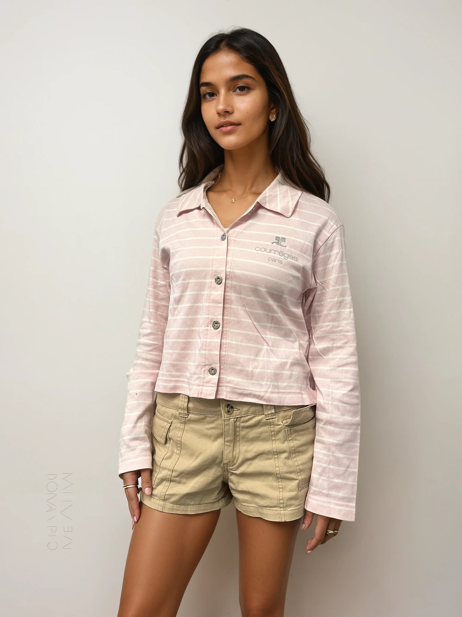 Courreges Striped Top