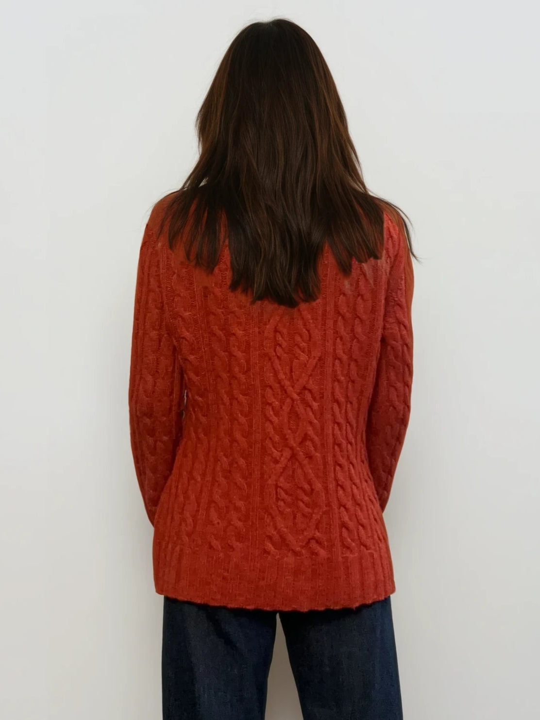 Escada Orange Knit Sweater