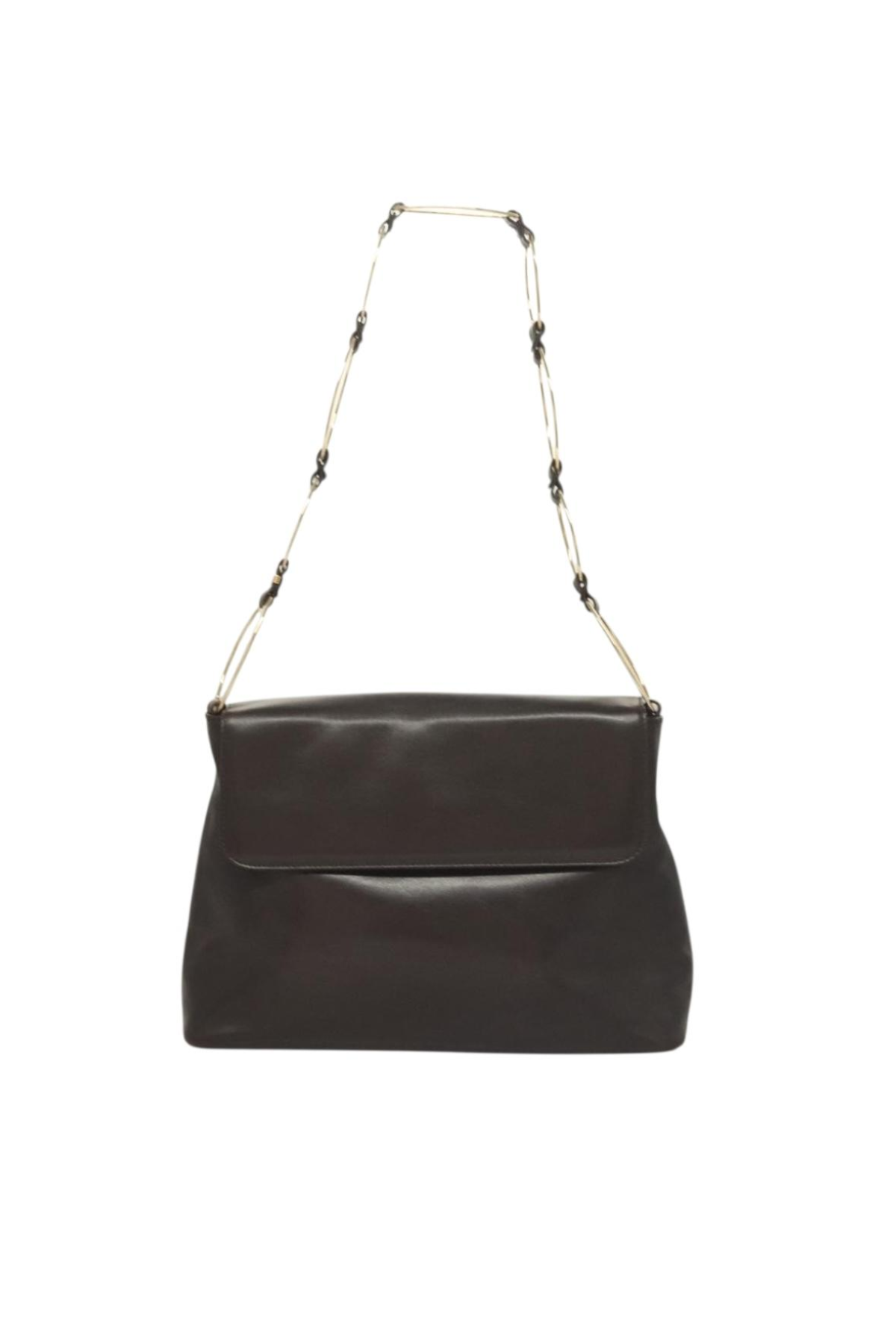 Gucci Brown Leather Shoulder Bag