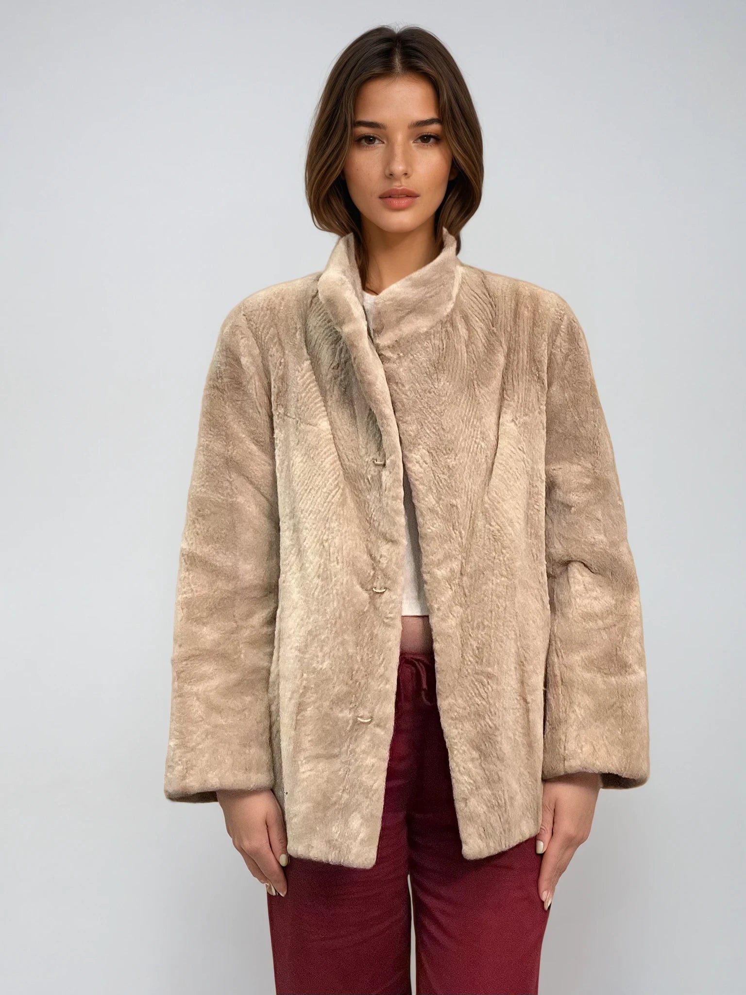 Caramel Mink Fur Coat
