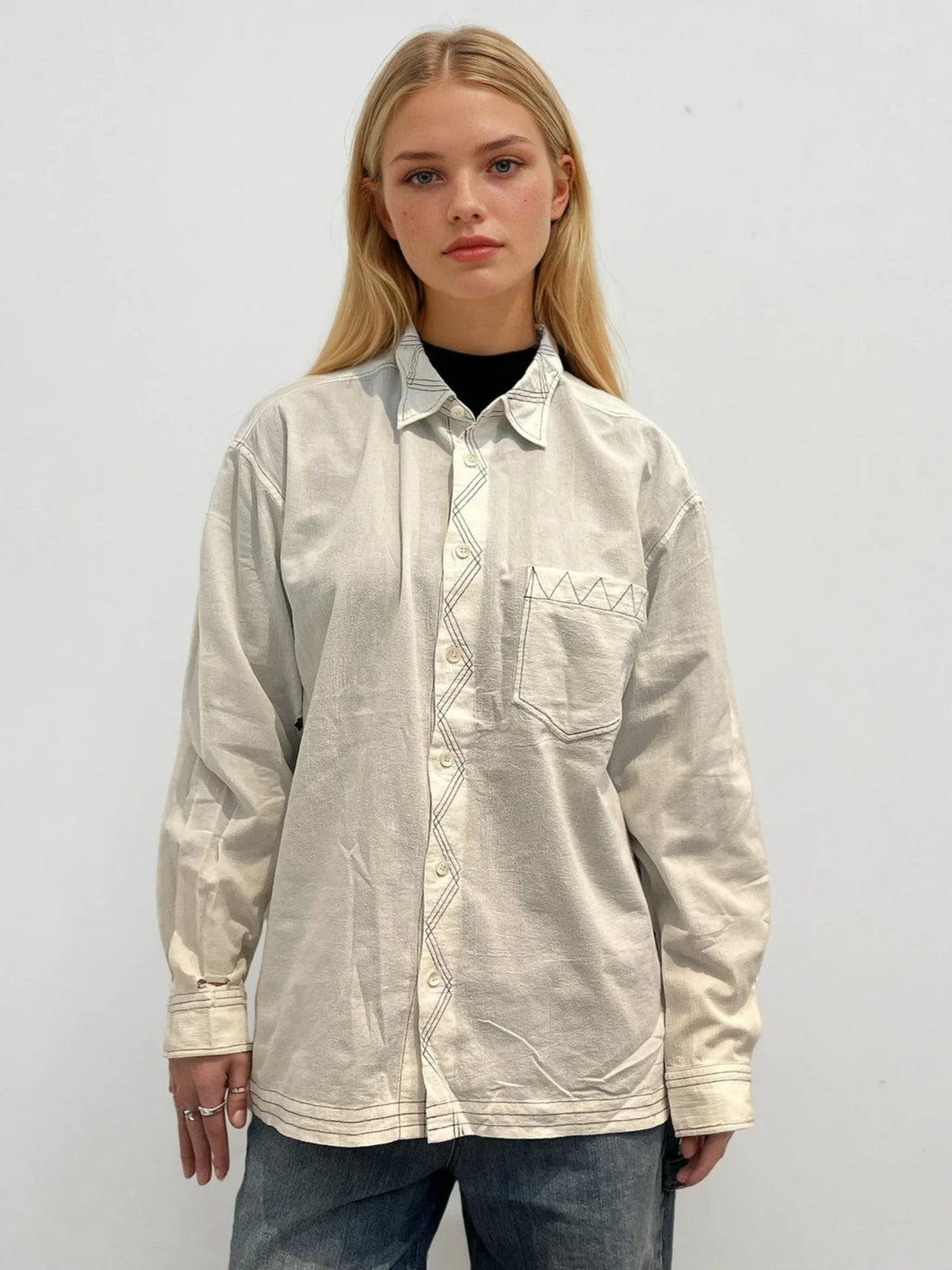 Issey Miyake White Button Down