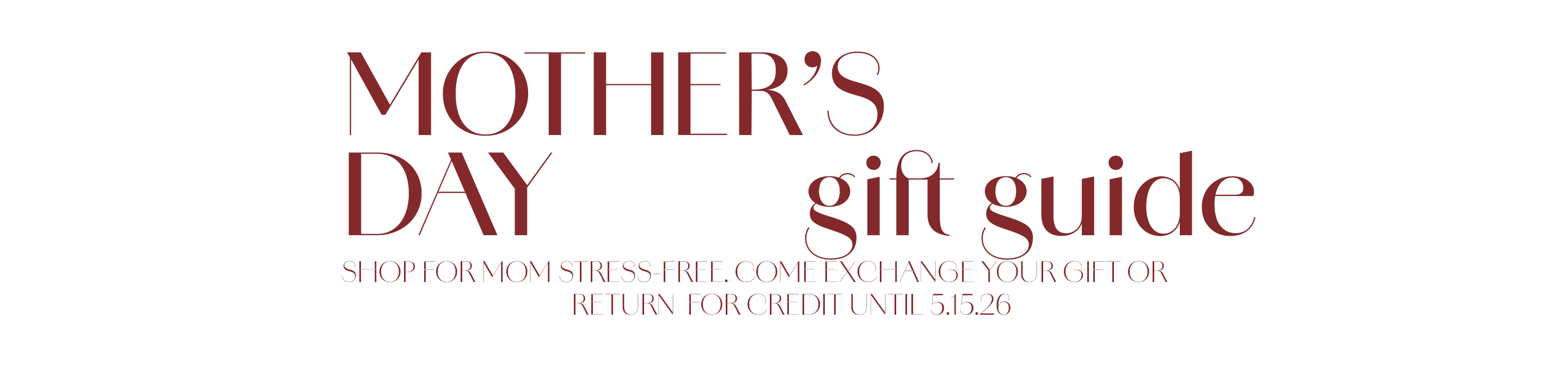 Mother's Day Gift Guide 2026
