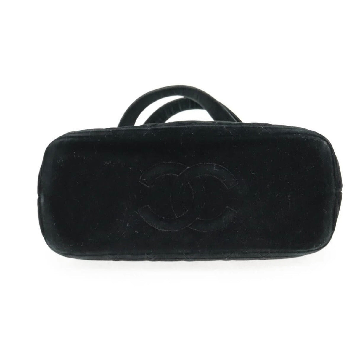 Chanel Black Velvet Handbag