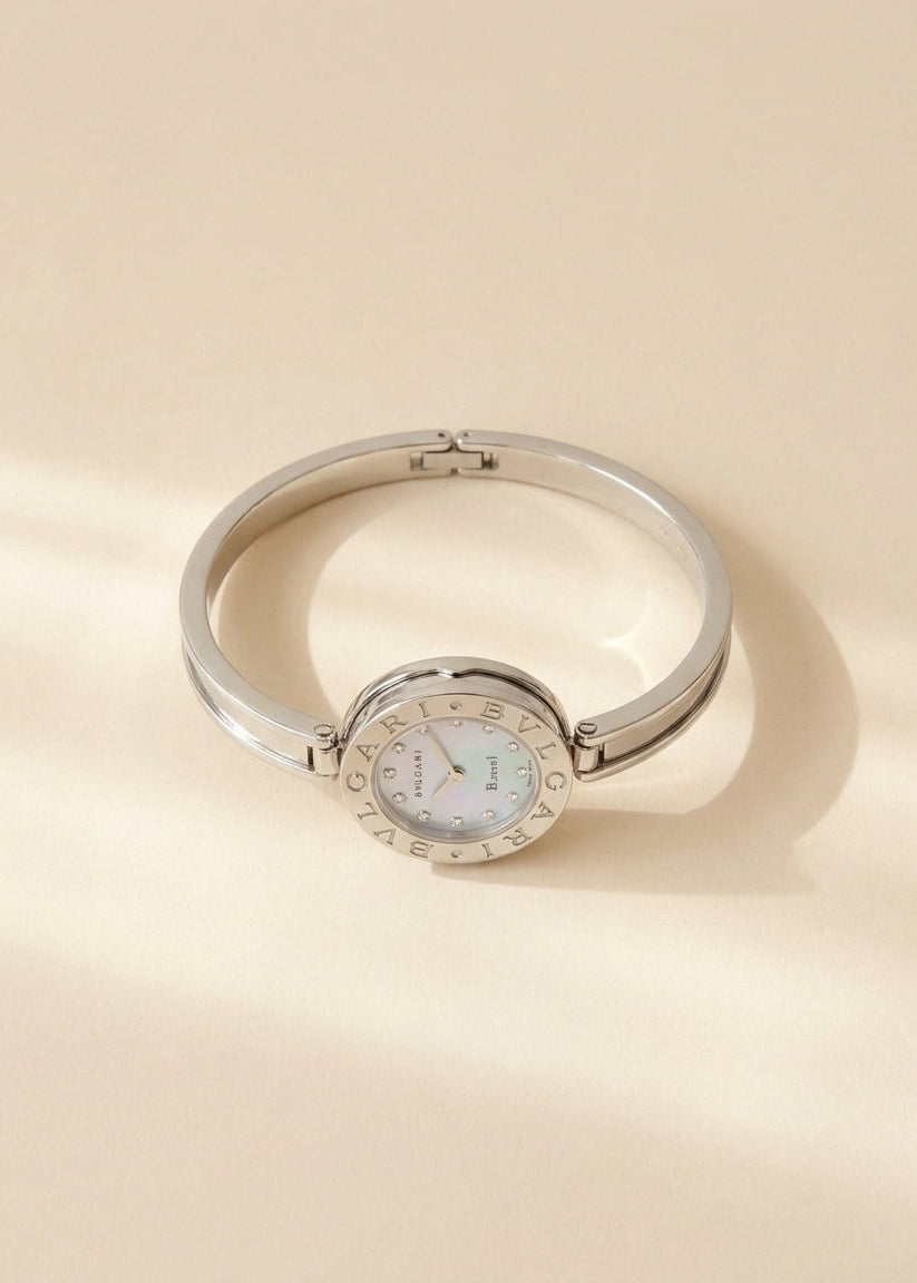 Bvlgari Round Silver Watch