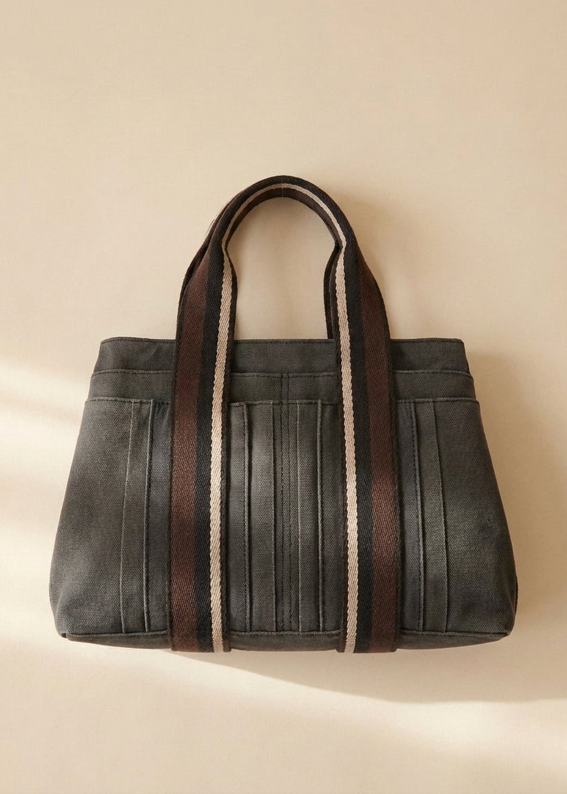 Hermès Black and Brown Tote