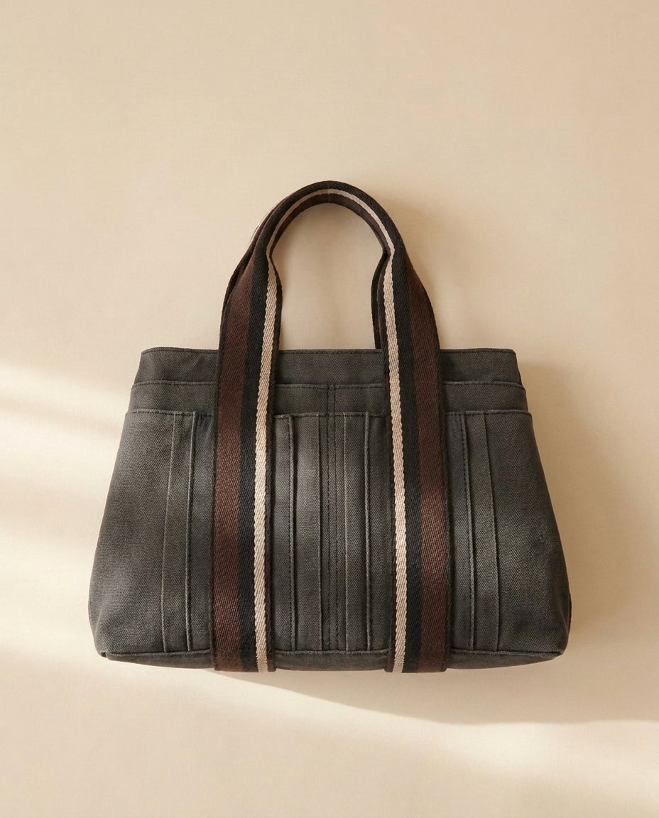 Hermès Black and Brown Tote