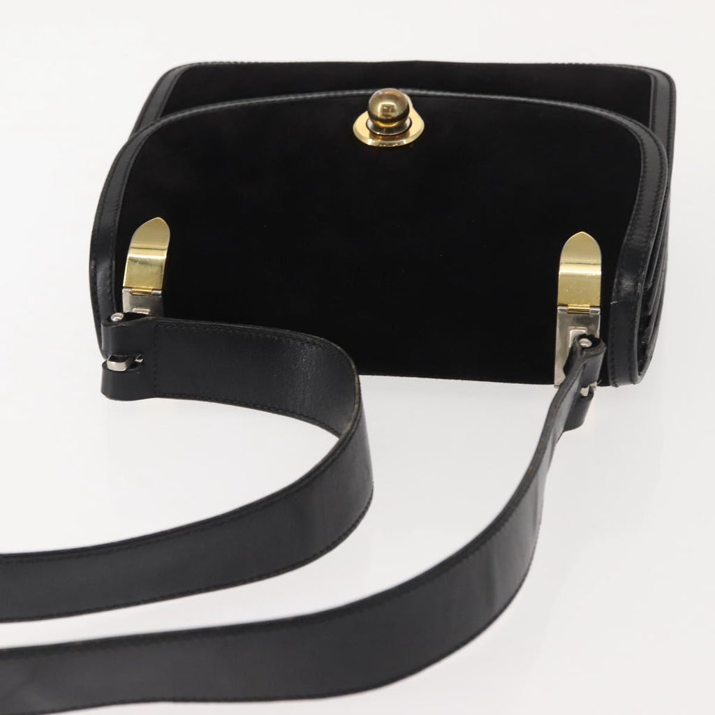 Gucci Black Suede Shoulder Bag