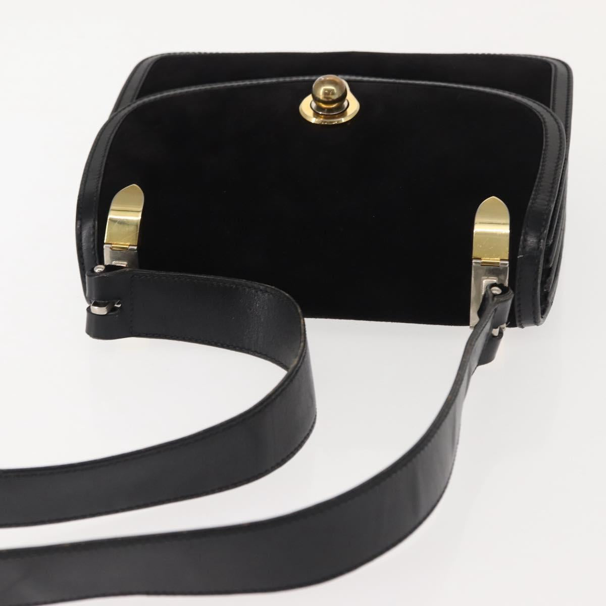 Gucci Black Suede Shoulder Bag