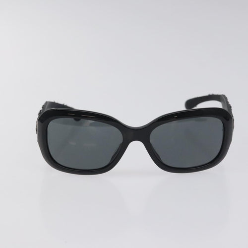 Chanel Black Tweed Sunglasses