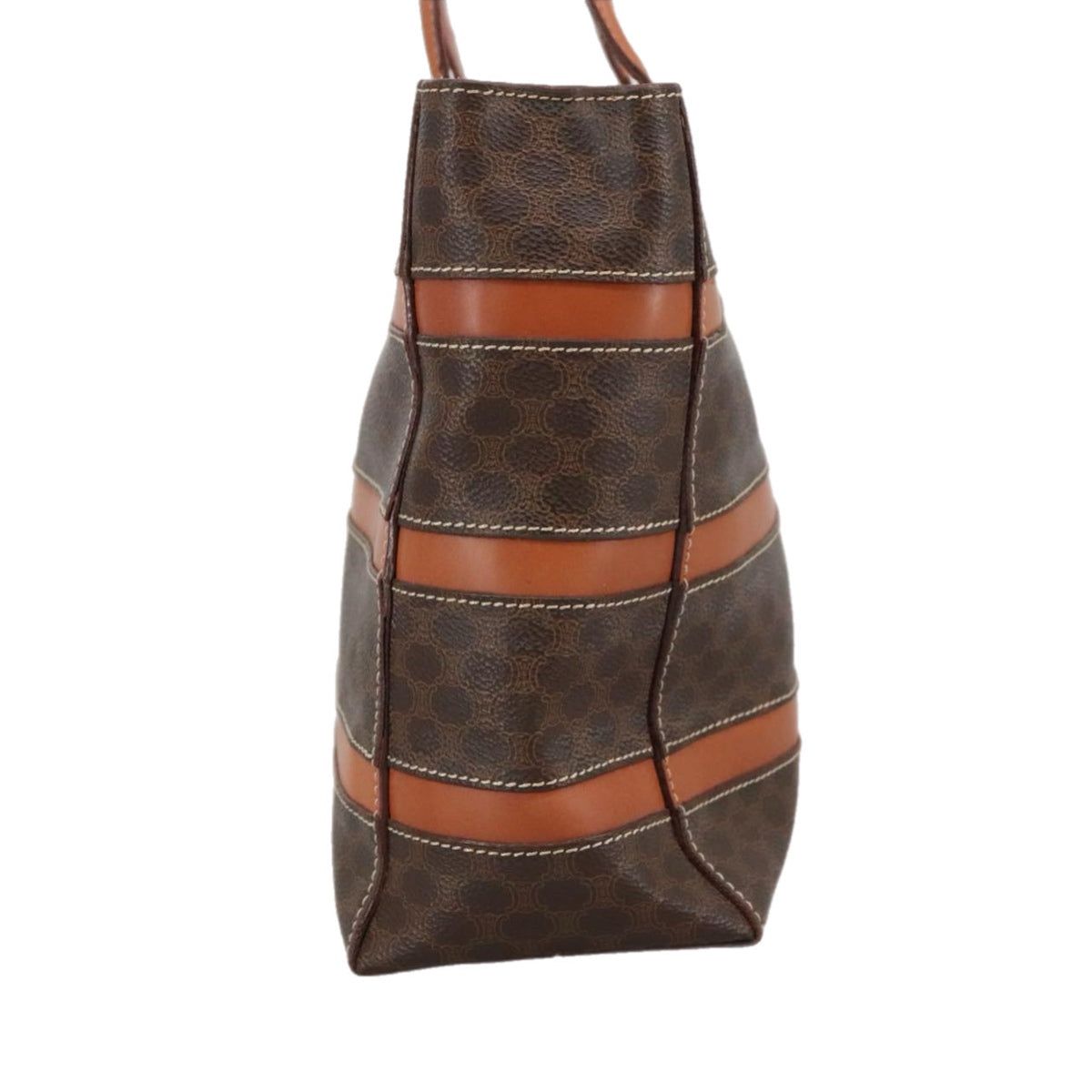 Celine Macadam Striped Handbag