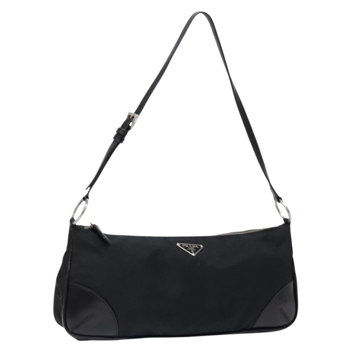 Prada Black Nylon Pochette
