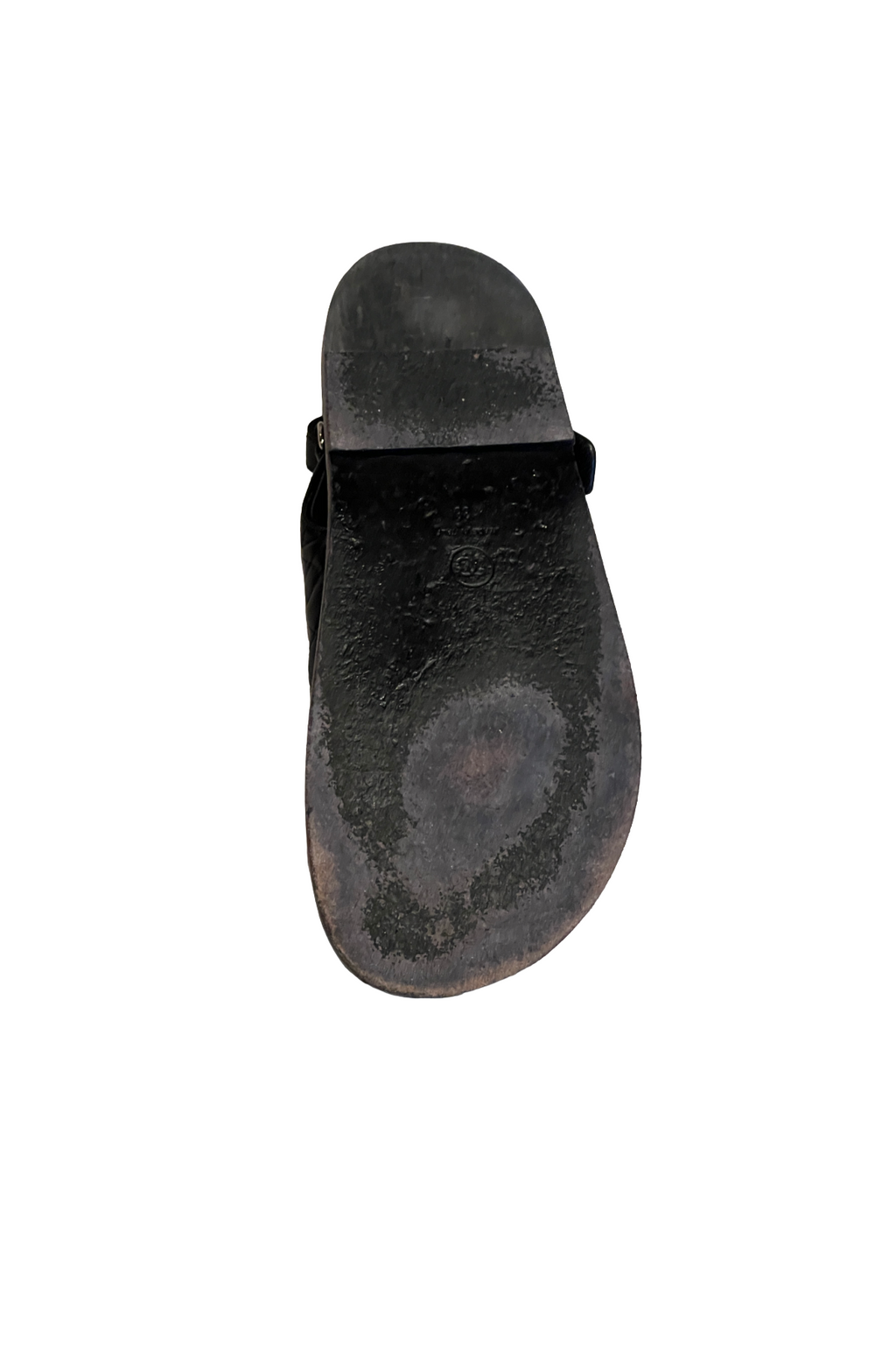 Chanel Black Birkenstock Sandals