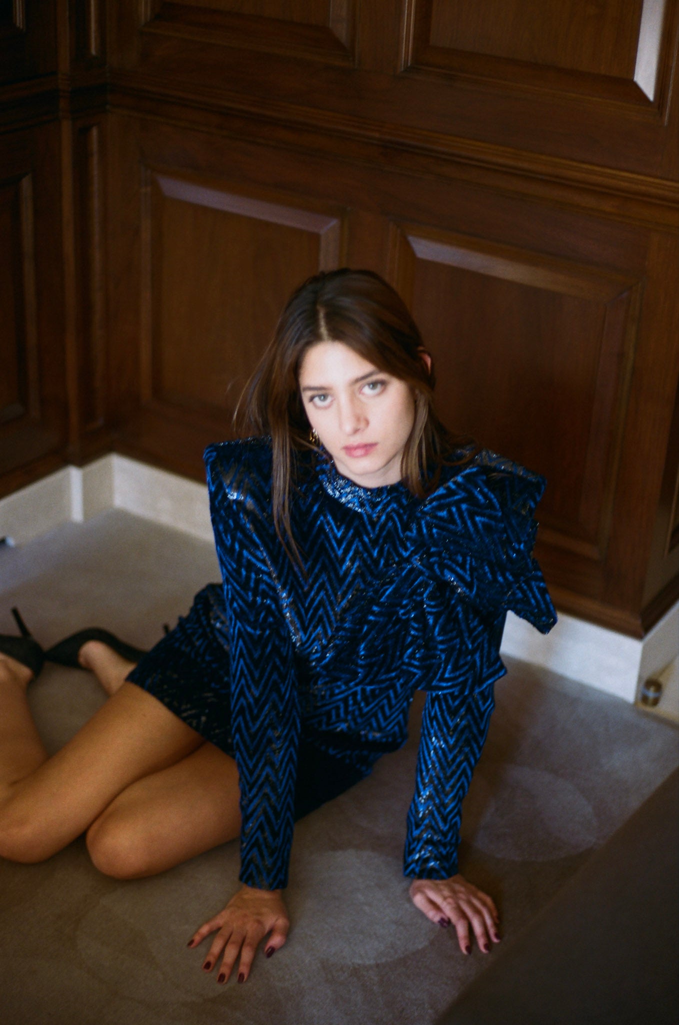 Balmain Patterned Bow Dress