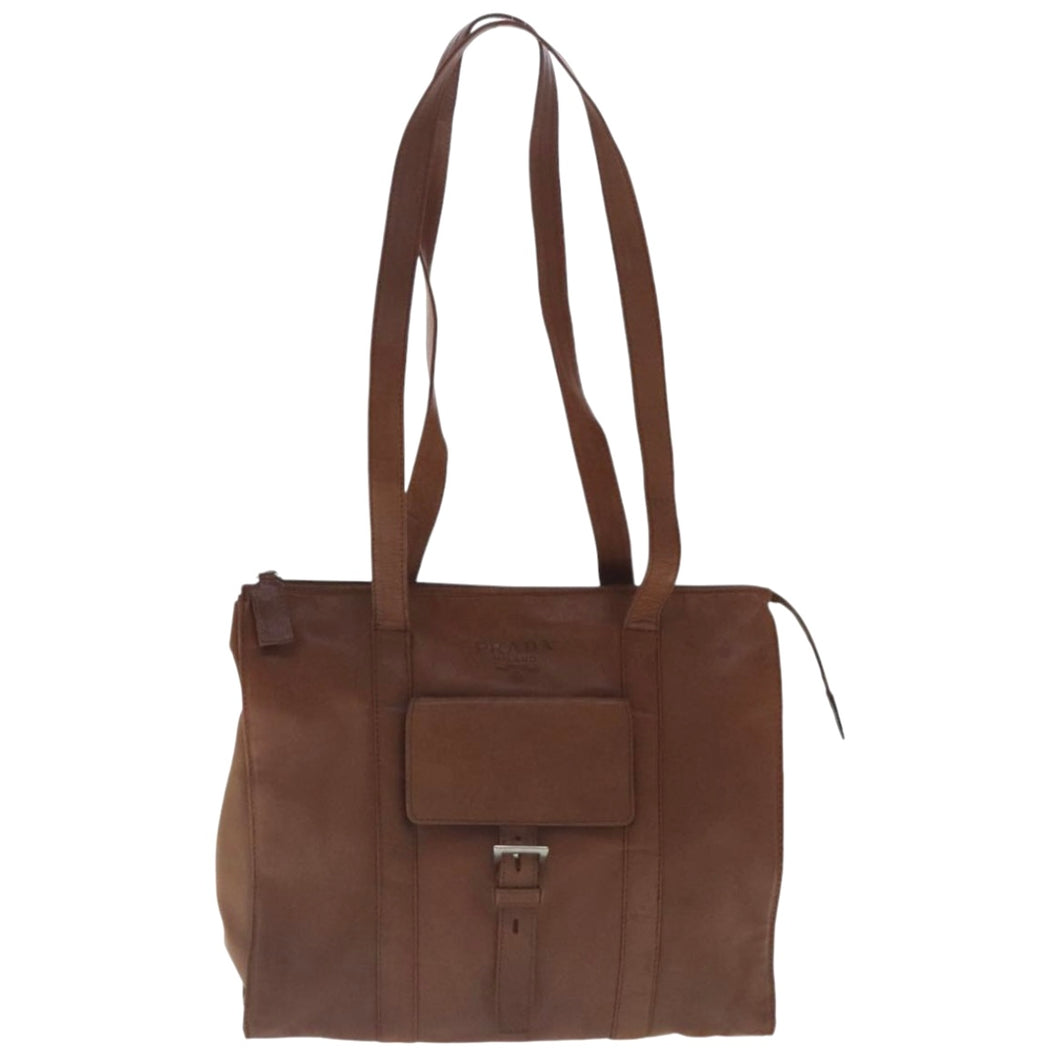 Prada Brown Leather Tote