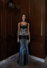 Load image into Gallery viewer, Cavalli Beaded 2012 Runway Backless Gown
