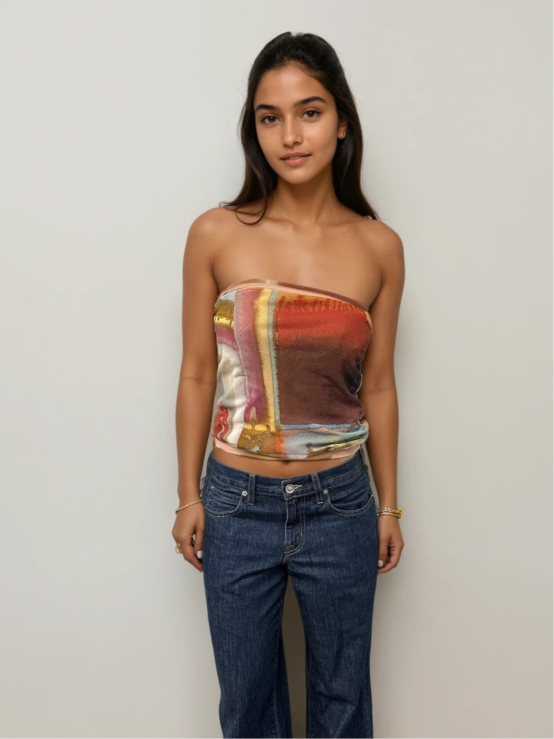 Jean Paul Gaultier Mesh Tube Top
