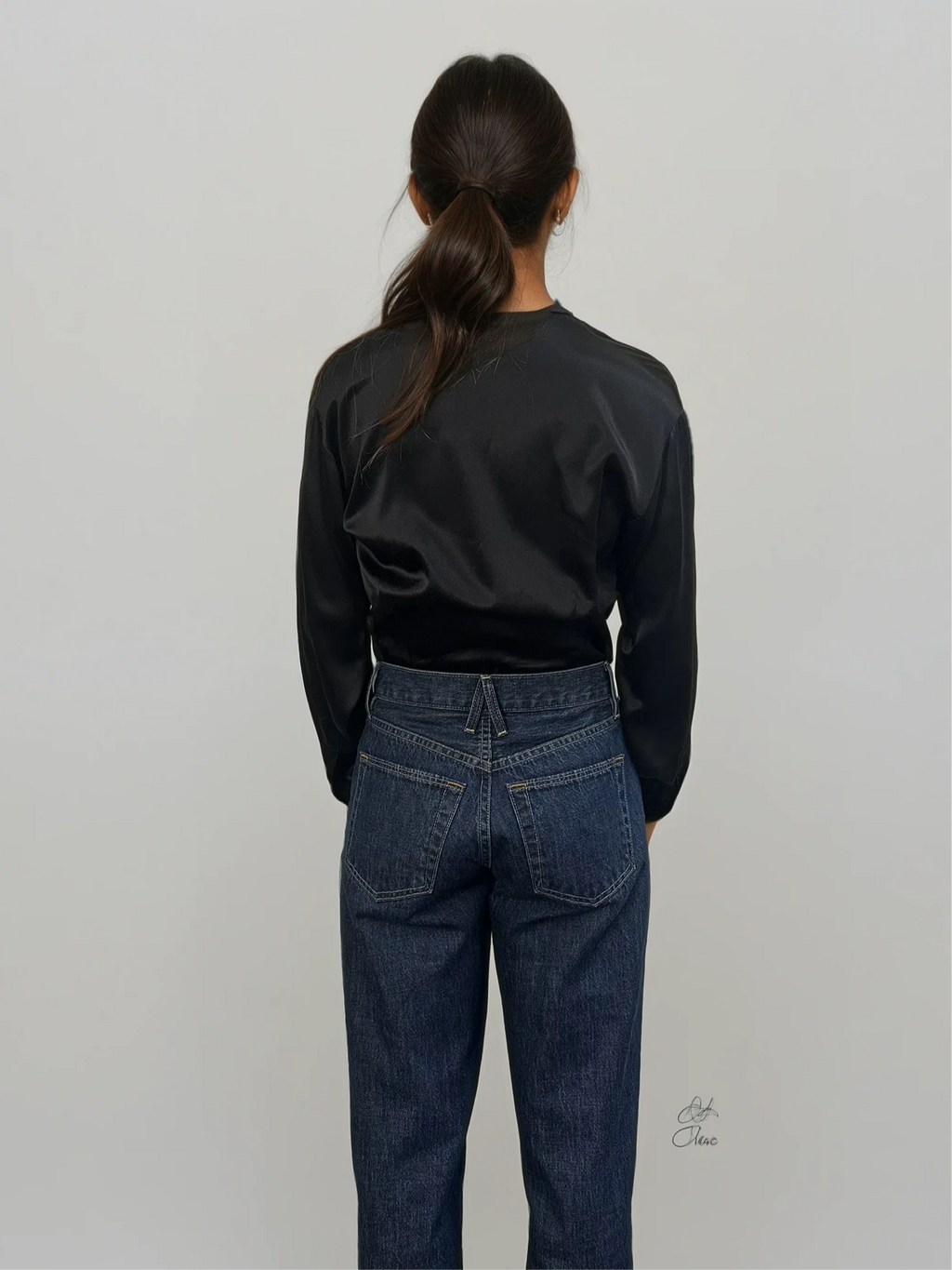 Donna Karan Silk Bodysuit