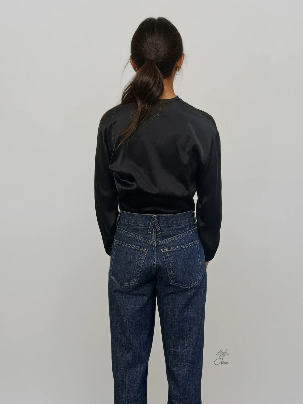 Donna Karan Silk Bodysuit