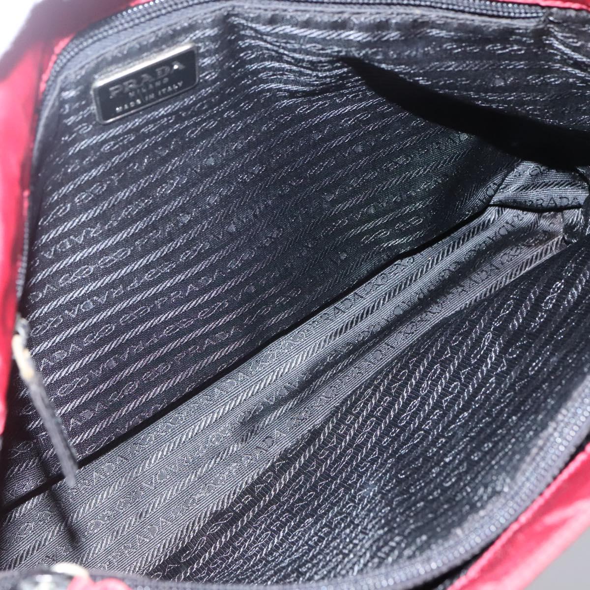 Prada Red Nylon Tote