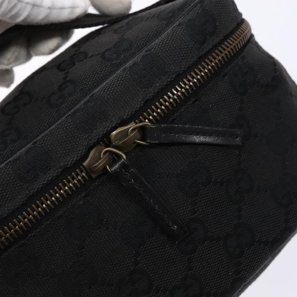 Gucci Black Monogram Vanity Bag