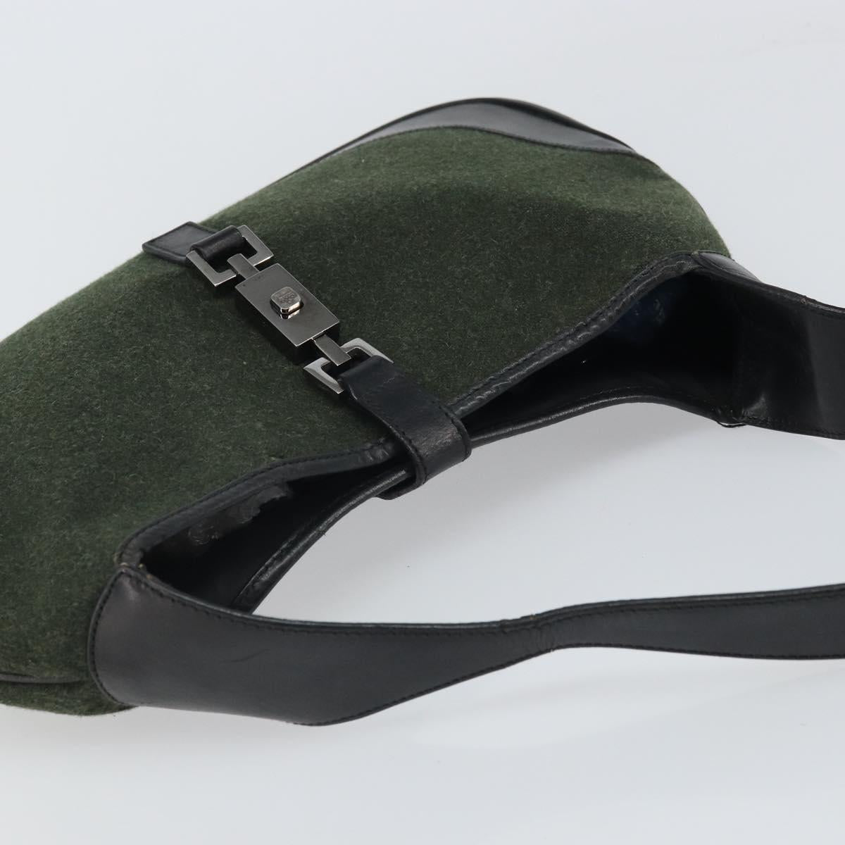 Gucci Green and Black Jackie Bag