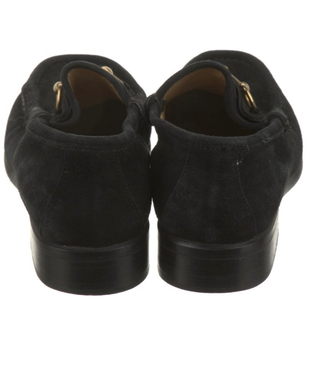 Gucci Black Suede Loafers