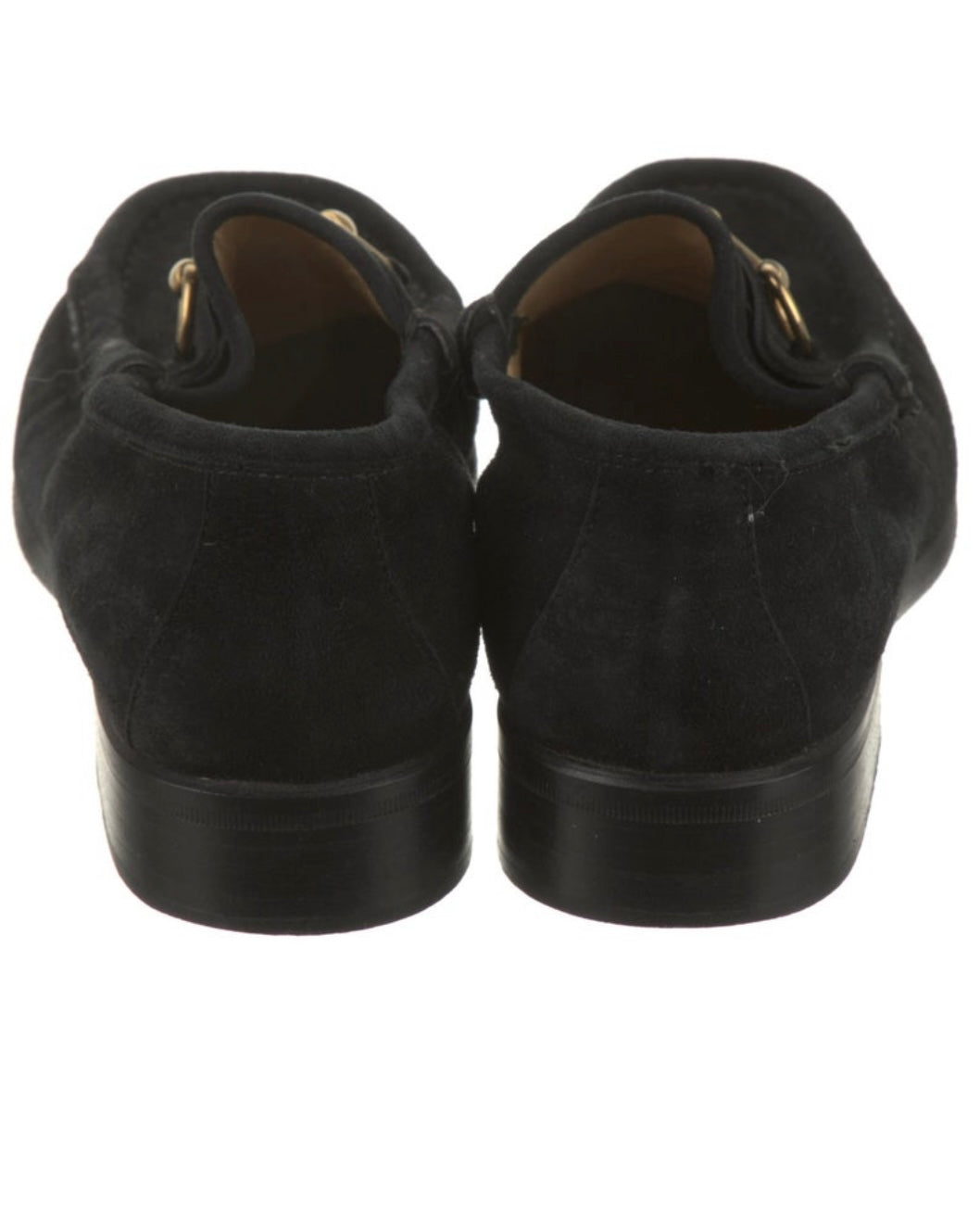 Gucci Black Suede Loafers