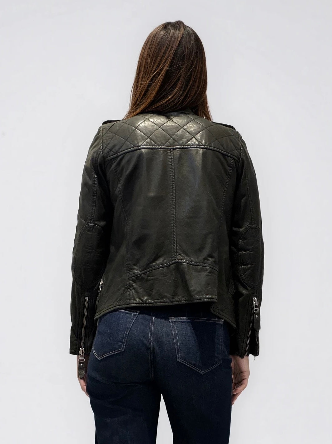 Isabel Marant Green Leather Jacket
