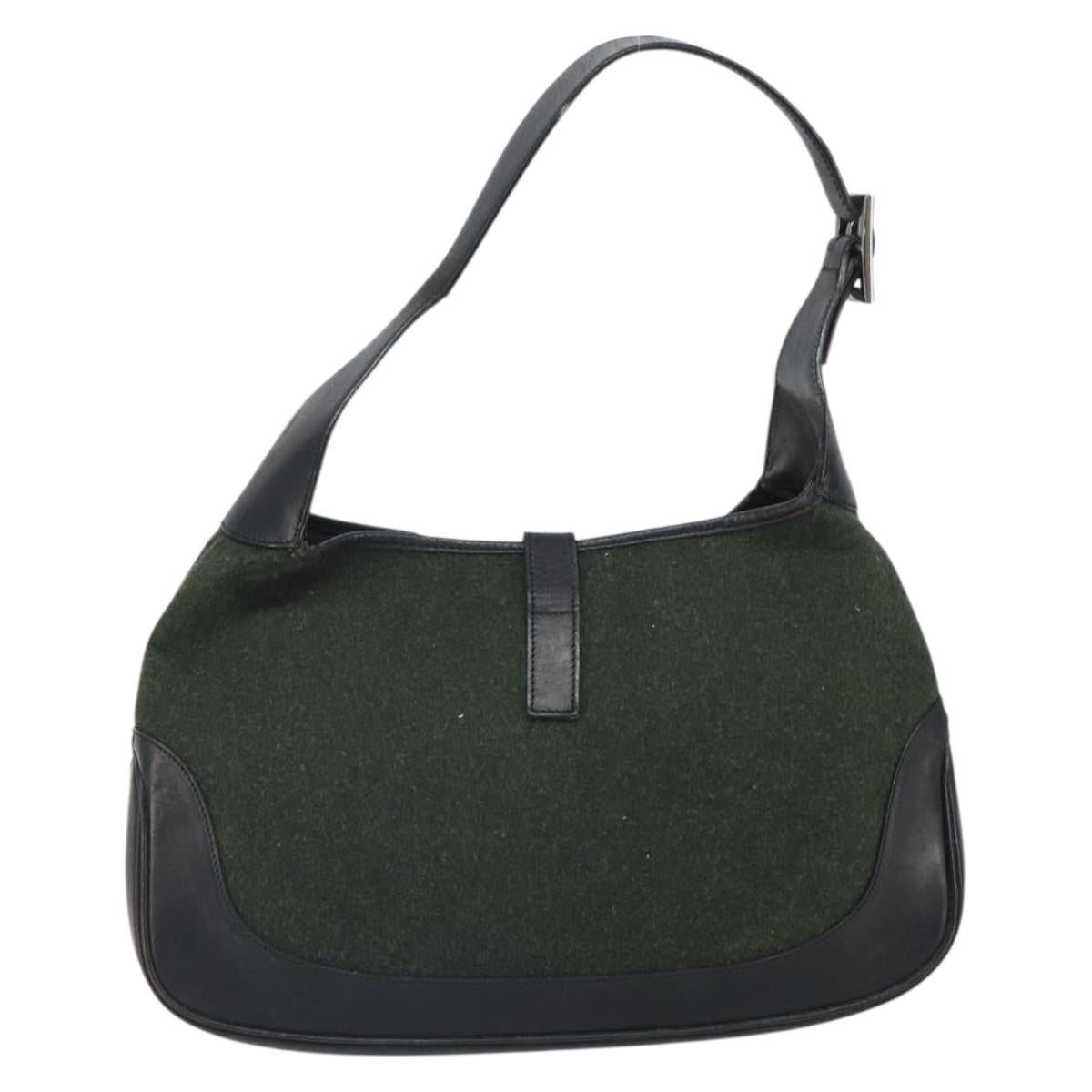 Gucci Green and Black Jackie Bag