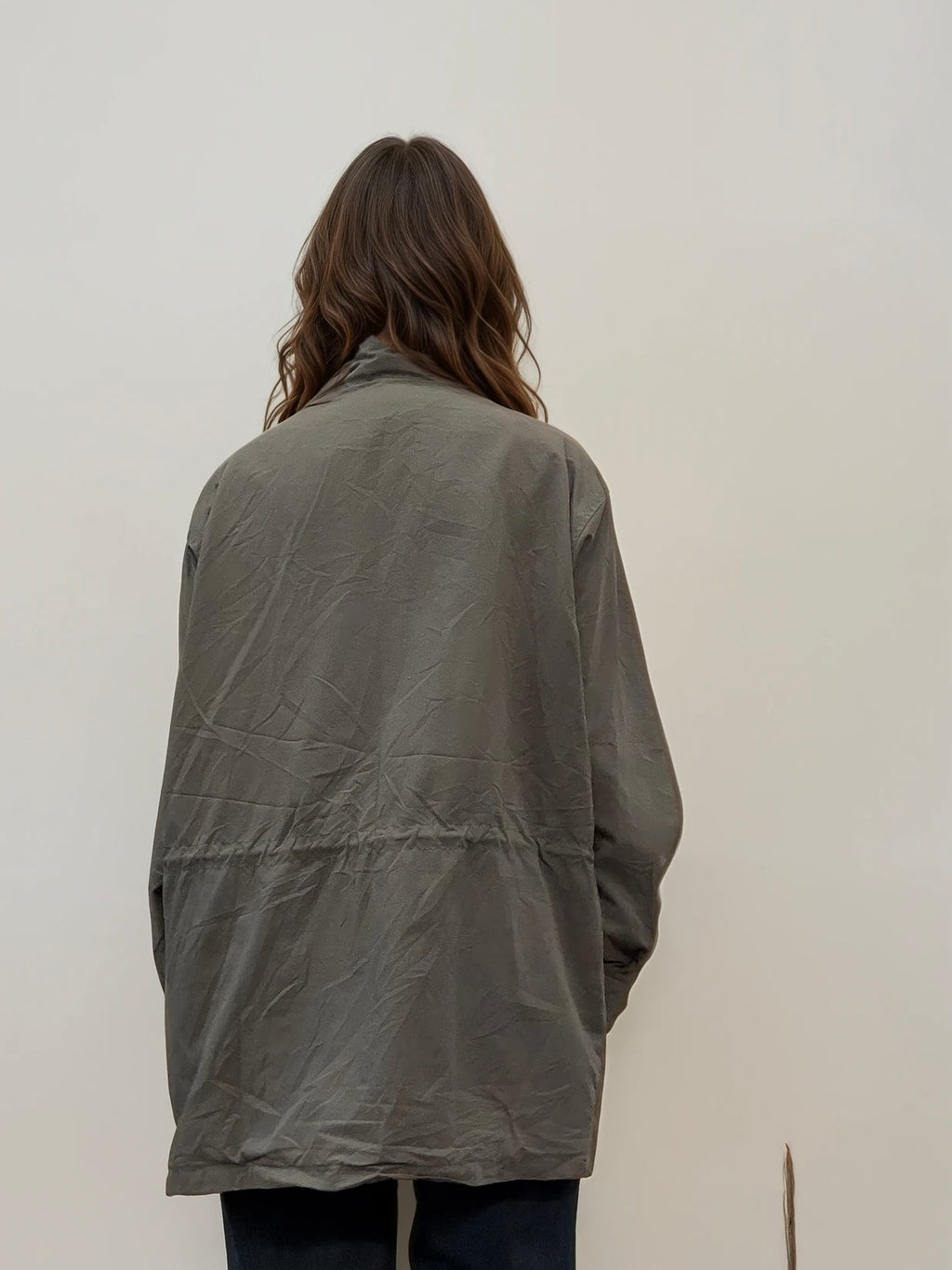 Ysl Green Button Pocket Bomber