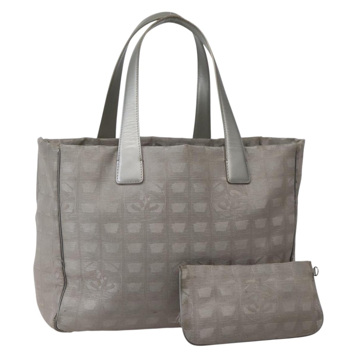 Chanel Grey Travel Tote