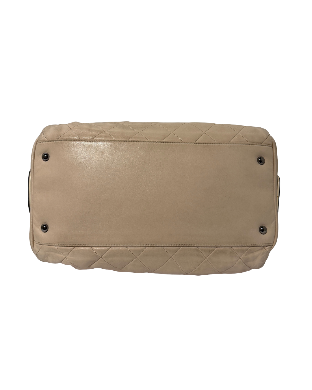 Chanel Tan & Brown Leather Shoulder Bag