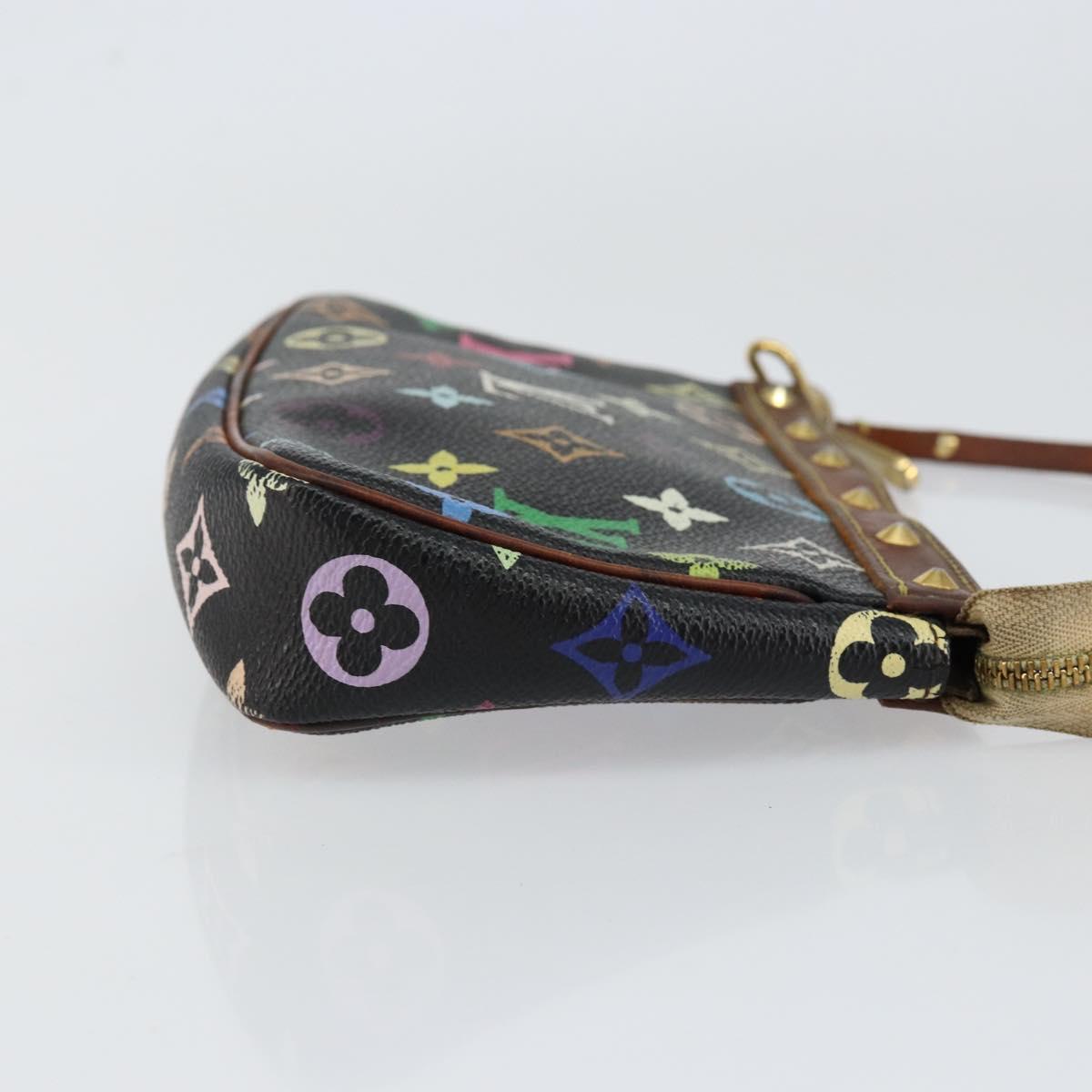 Louis Vuitton Black Colorful Murakami Handbag