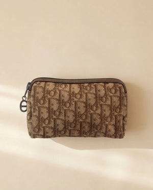 Dior Brown Trotter Mini Clutch