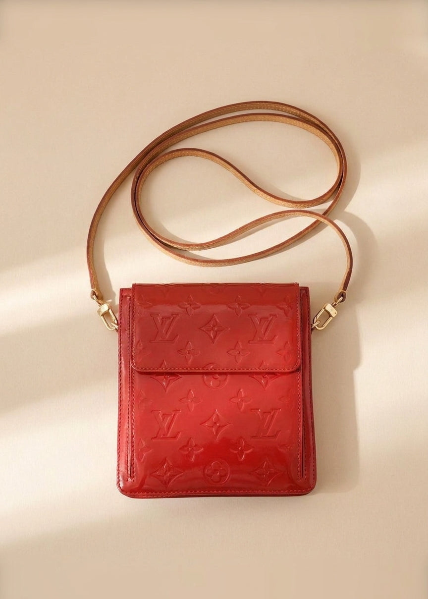 Louis Vuitton Red Vernis Mini Shoulder Bag cover