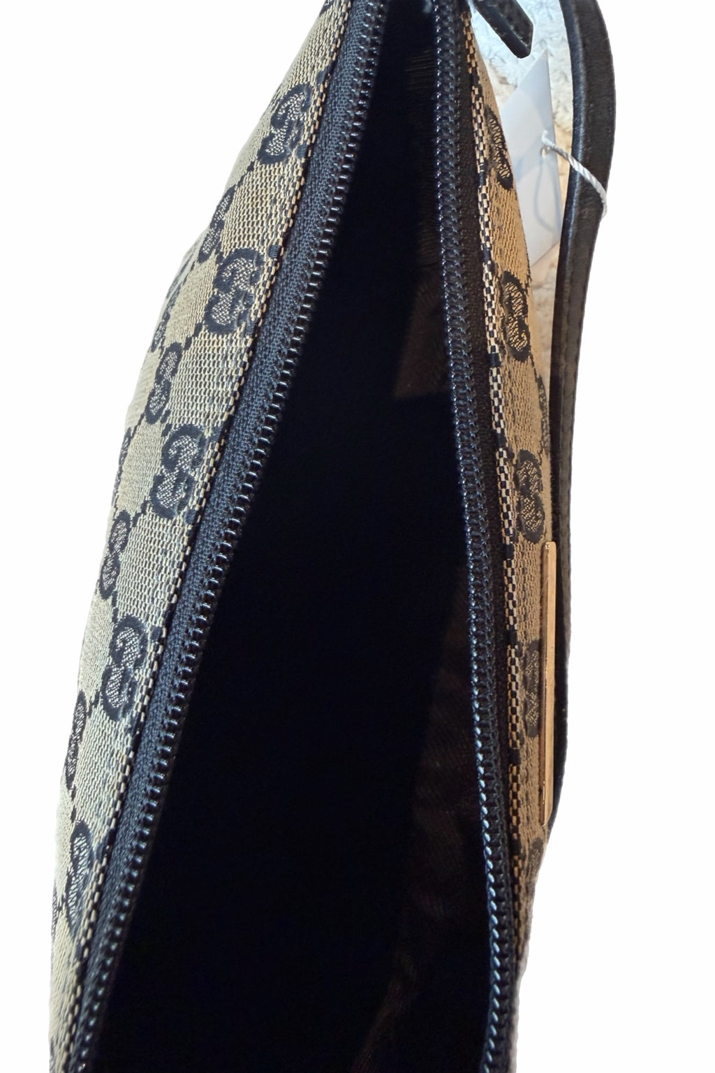 Gucci Navy Monogram Boat Pochette