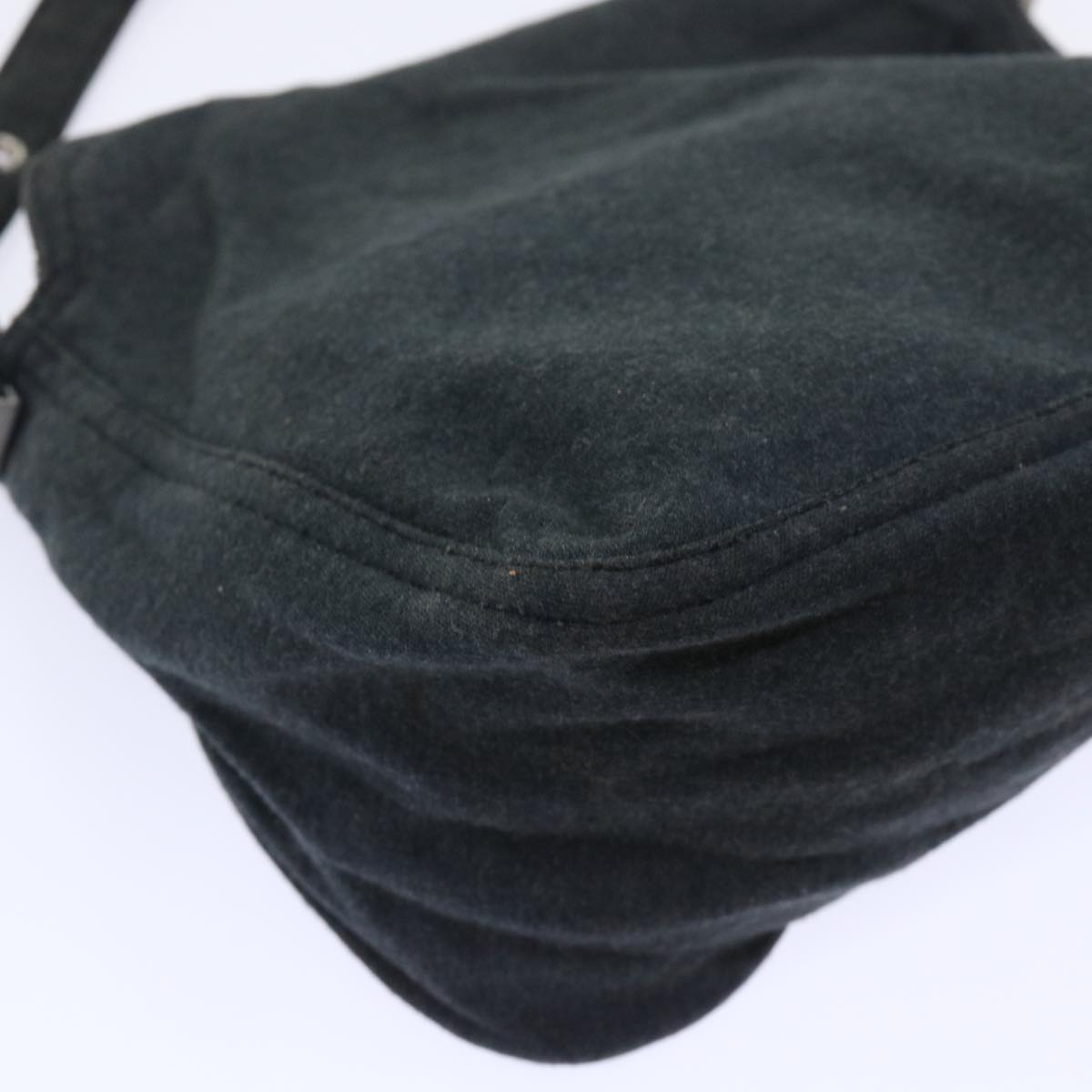 Fendi Grey Rounded Baguette