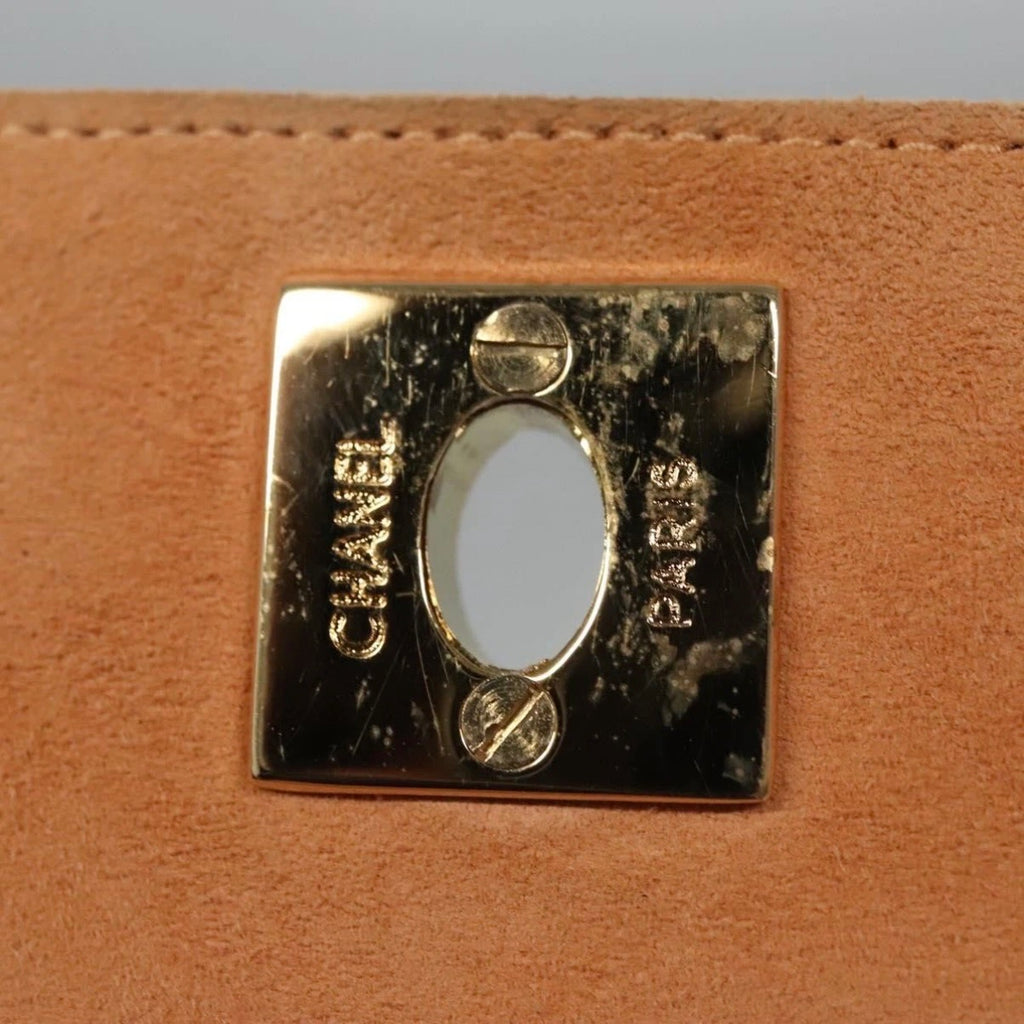 Chanel Pink Suede Flap Bag