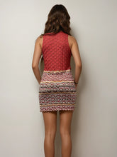 Load image into Gallery viewer, Missoni Pink Printed V-neck Mini Dress
