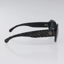 Load image into Gallery viewer, Chanel Black Tweed Sunglasses
