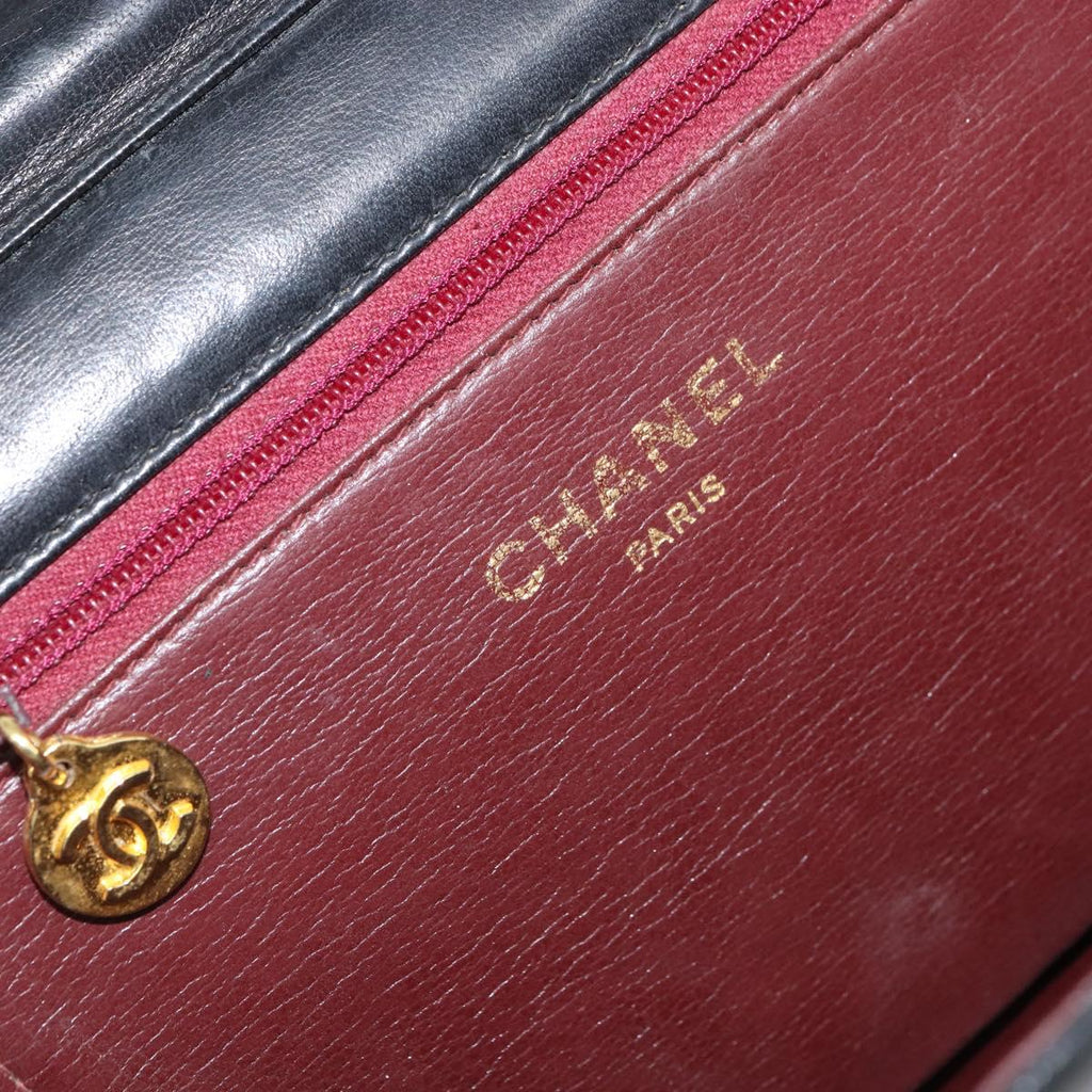 Chanel Black Quilted Leather Flap Bag