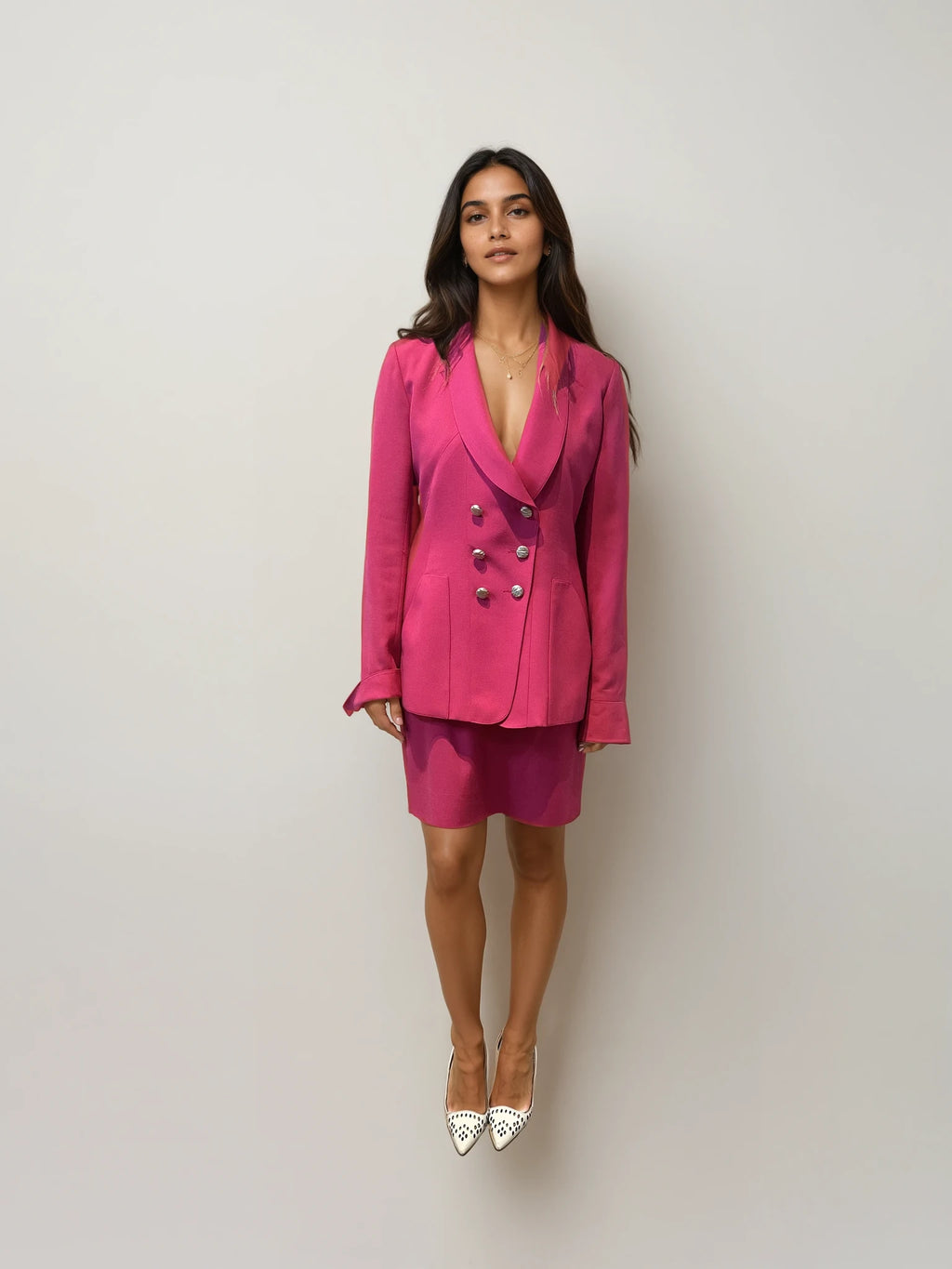 Karl Lagerfeld Pink Skirt Set