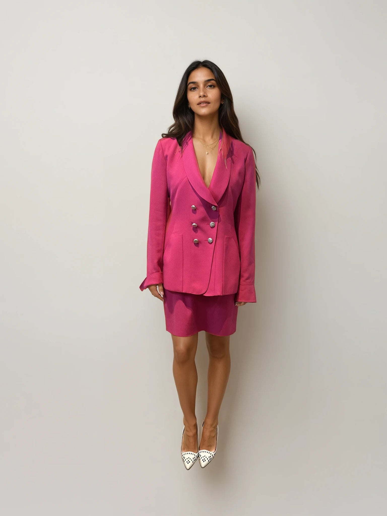 Karl Lagerfeld Pink Skirt Set