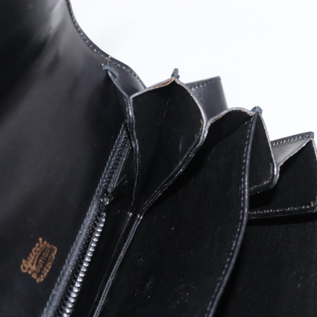 Gucci Black Suede Shoulder Bag