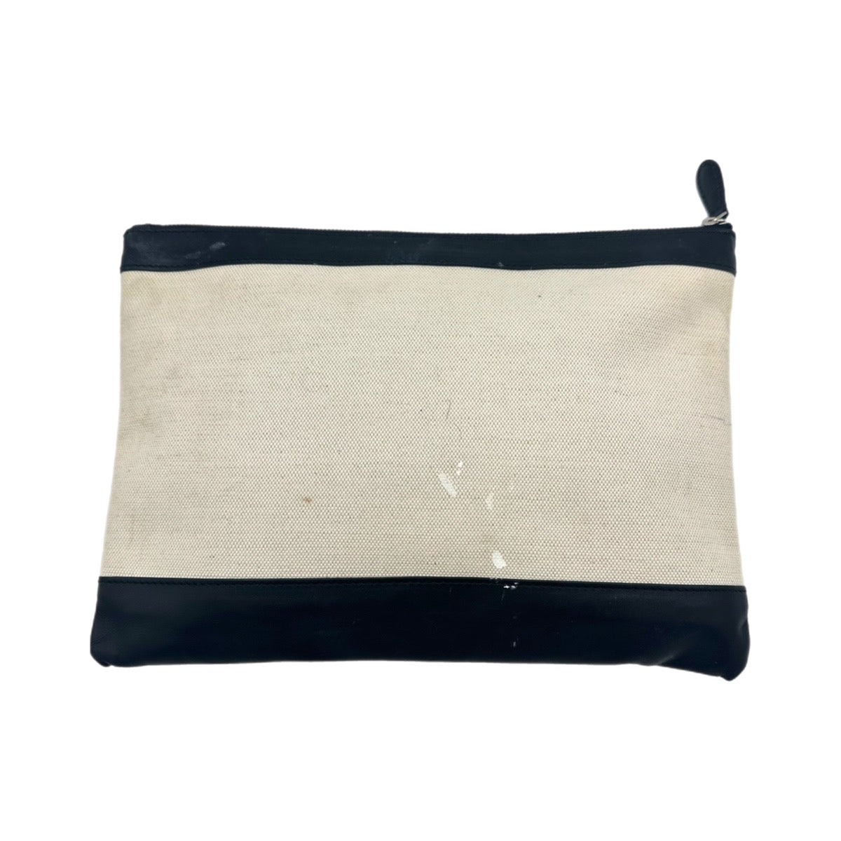 Balenciaga Canvas Logo Clutch