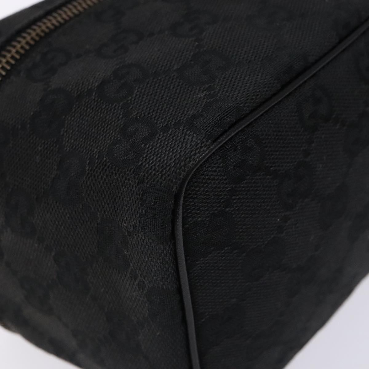 Gucci Black Monogram Vanity Bag