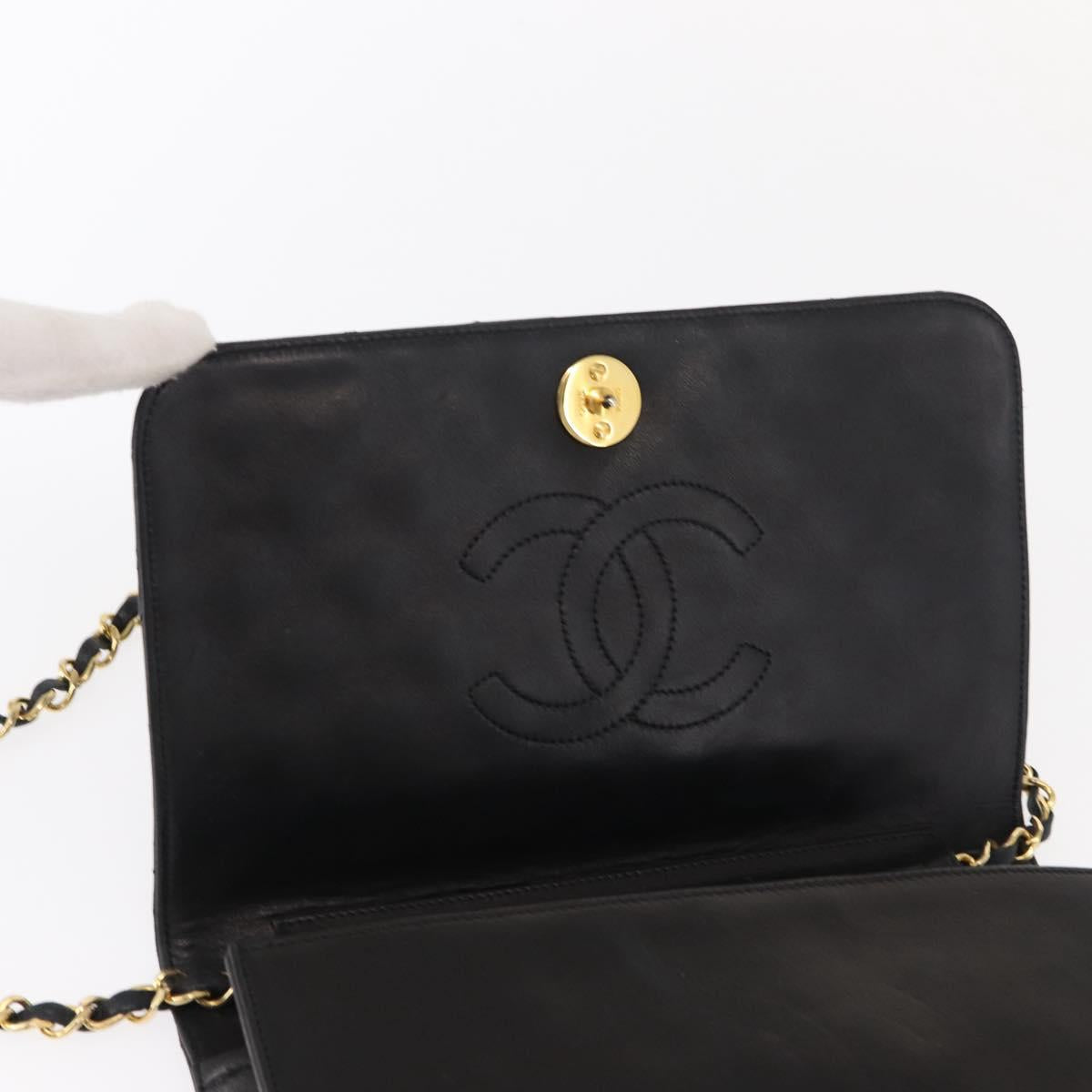 Chanel Black Leather Flap Bag